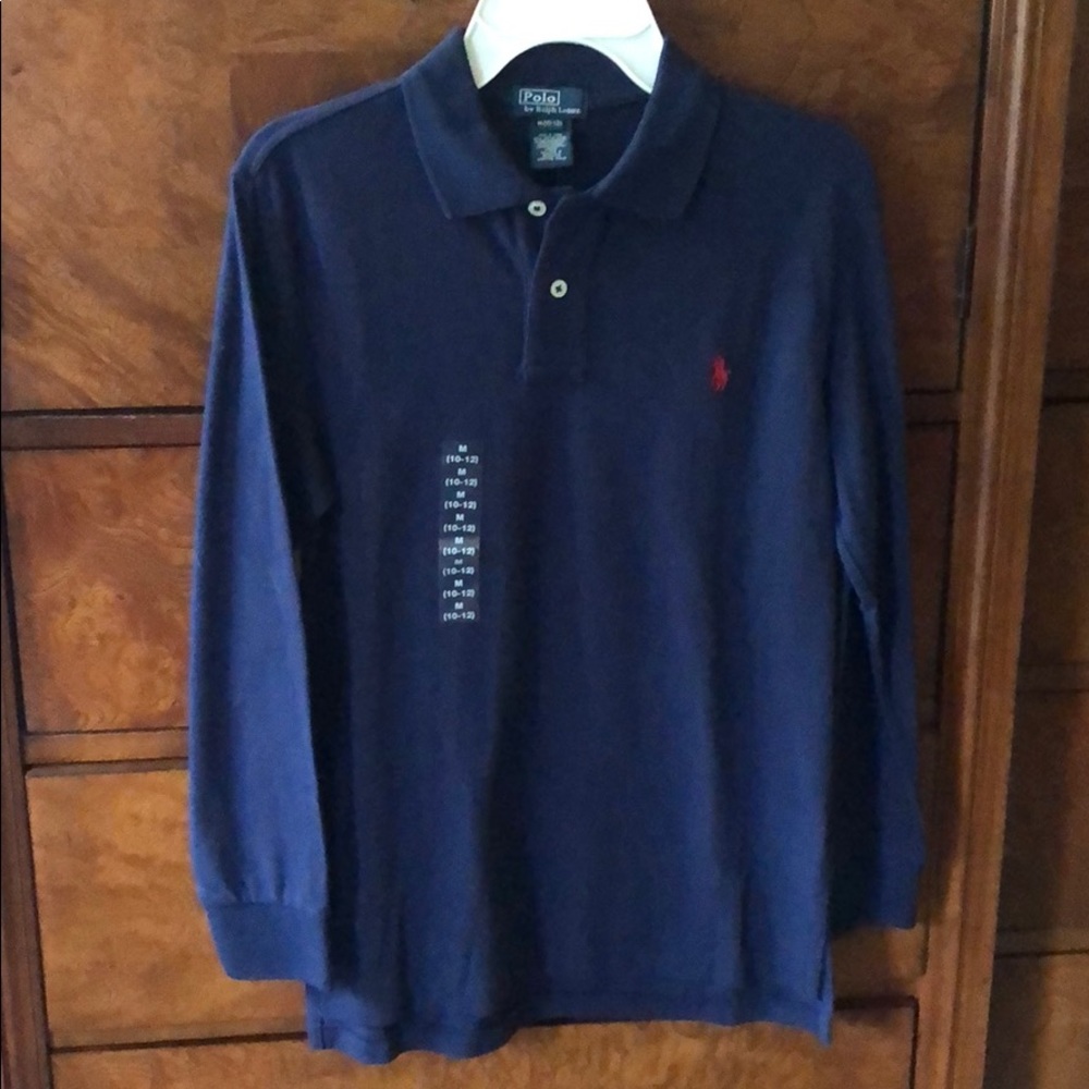 Ralph Lauren
Boys Longsleeved collared polo shirt